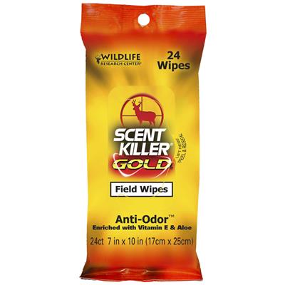 Wildlife Research Center Scent Killer Field Wipes Gold 24 pk.