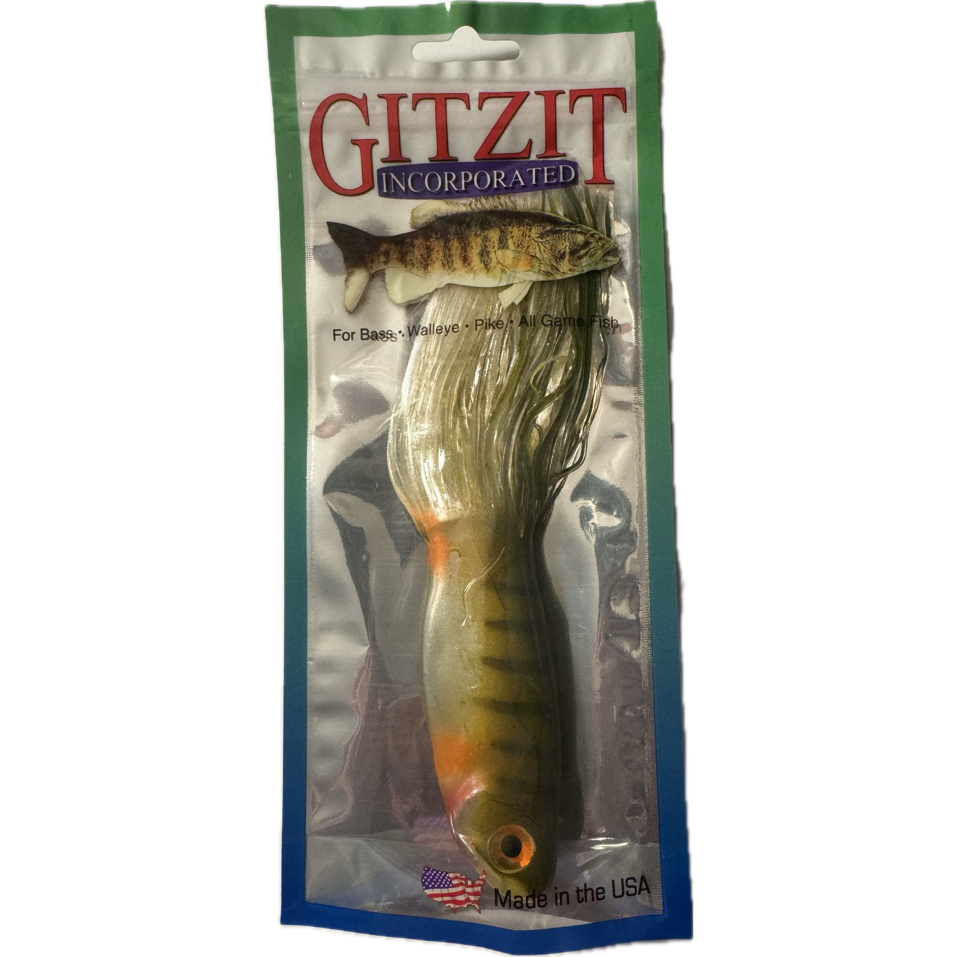 Gitzit 7" Hybrid Musky Tube - Color Perch