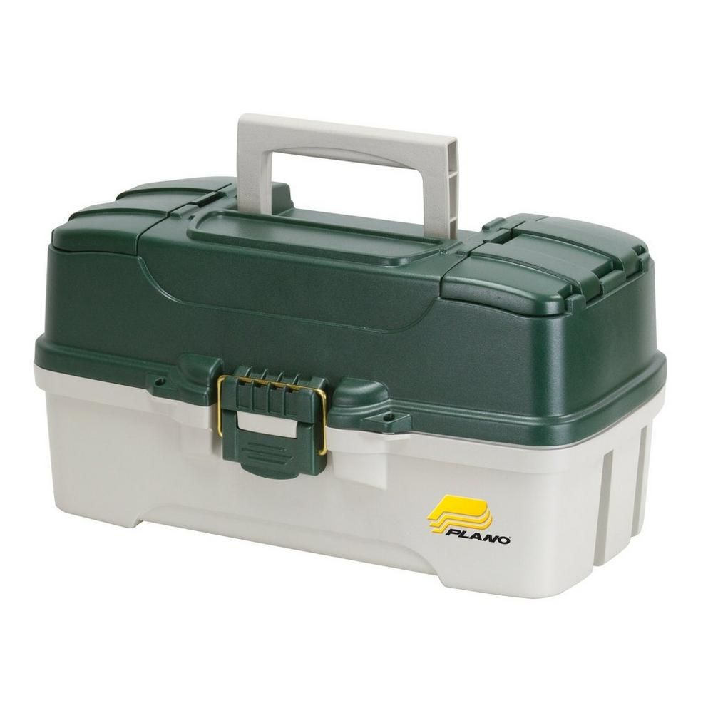 Plano Tackle Box Green / White 3 Tray Plano Tackle Box Green / White 3 Tray