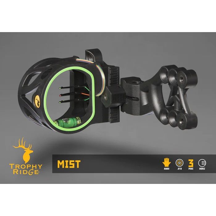 Trophy Ridge Mist Sight Black 3 Pin