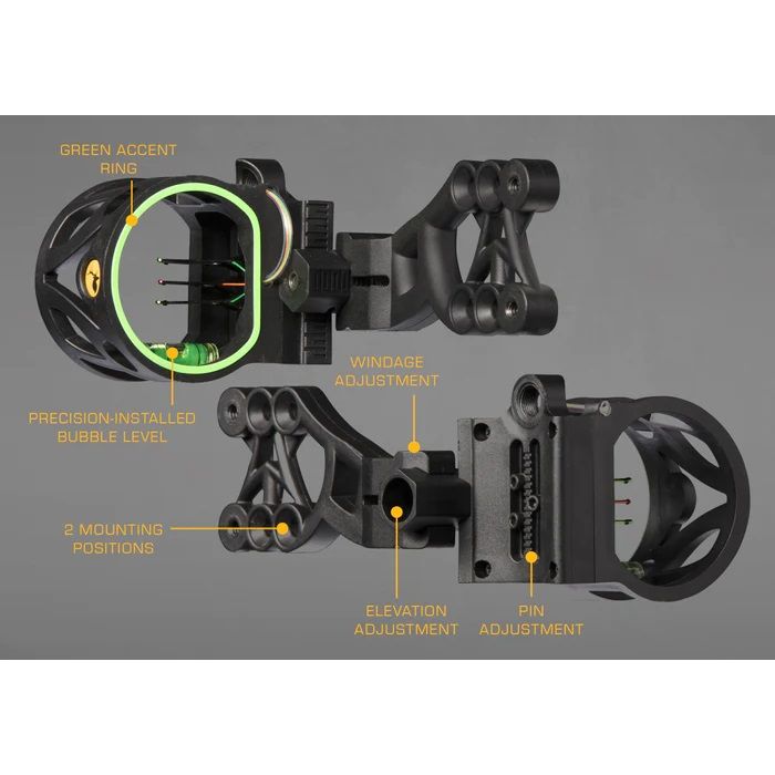 Trophy Ridge Mist Sight Black 3 Pin