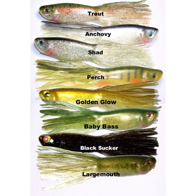 Gitzit 7" Hybrid Musky Tube - Anchovy