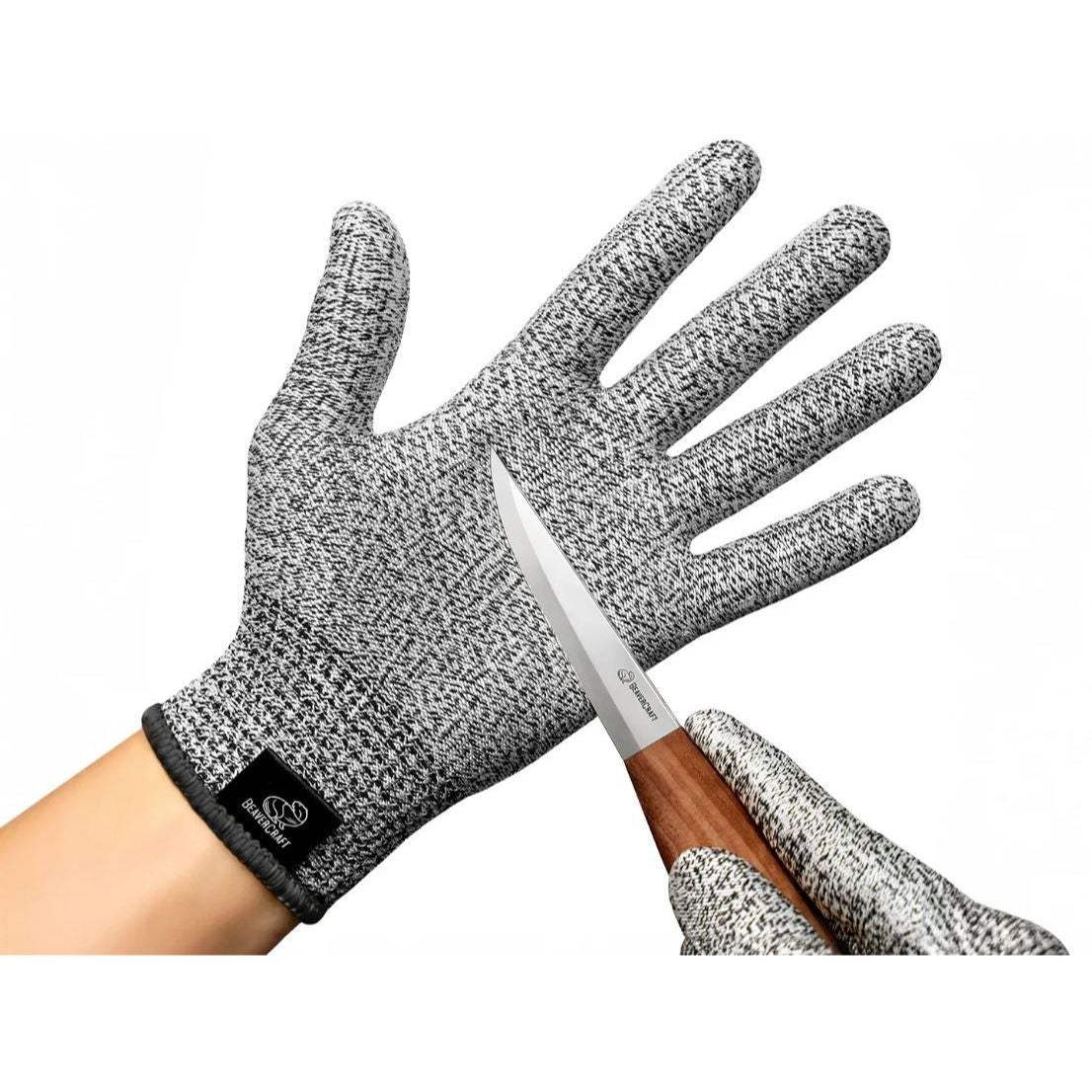 Wood carving gloves.