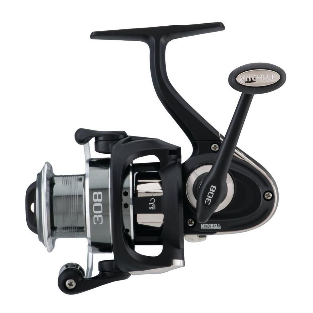 308 Series Fishing Reel by Mitchell (Medium, Recommended: 10LB fishing line)