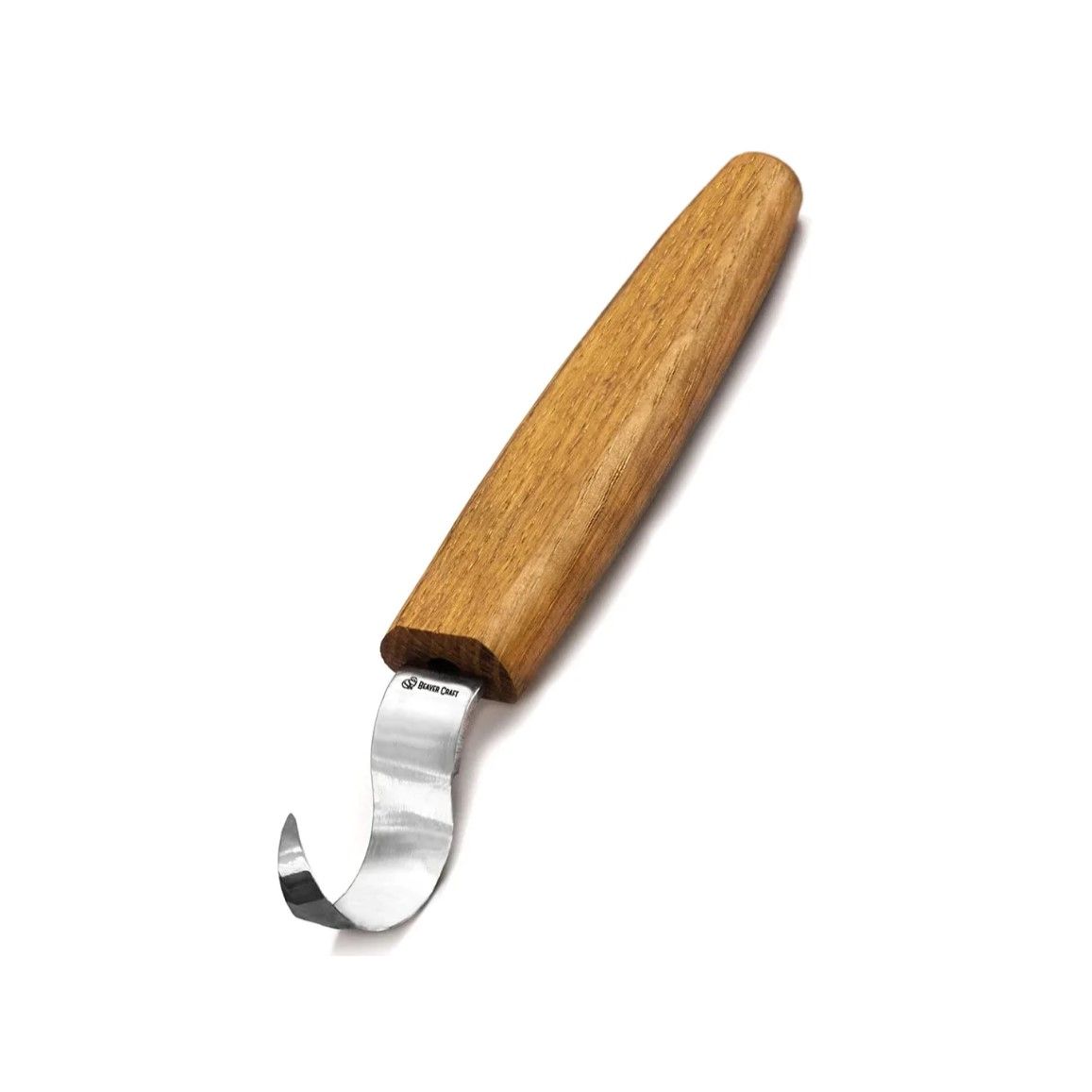 BeaverCraft Spoon Carving Knife with Oak Handle.
