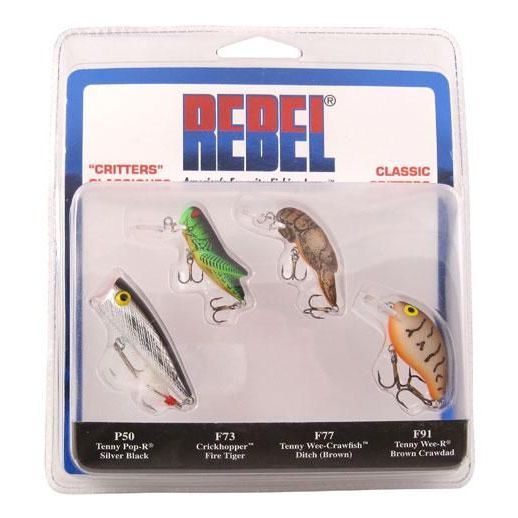 Rebel Classic Critters Assorted 4 Pack (RB1)