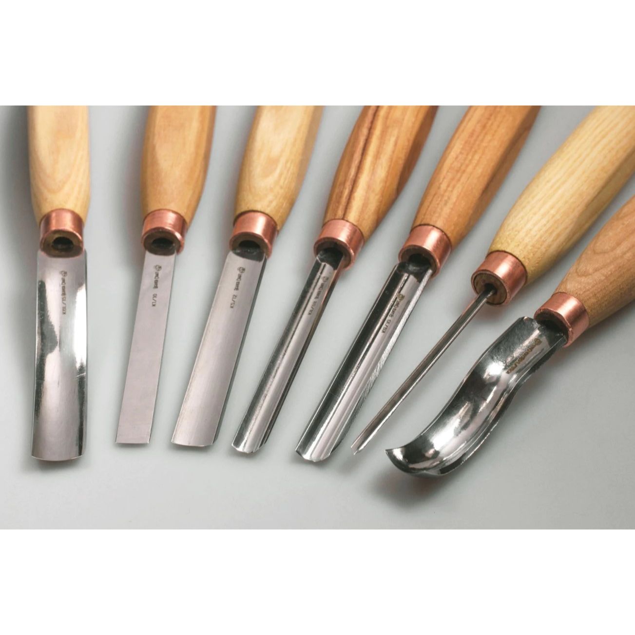Premium wood carving tools.