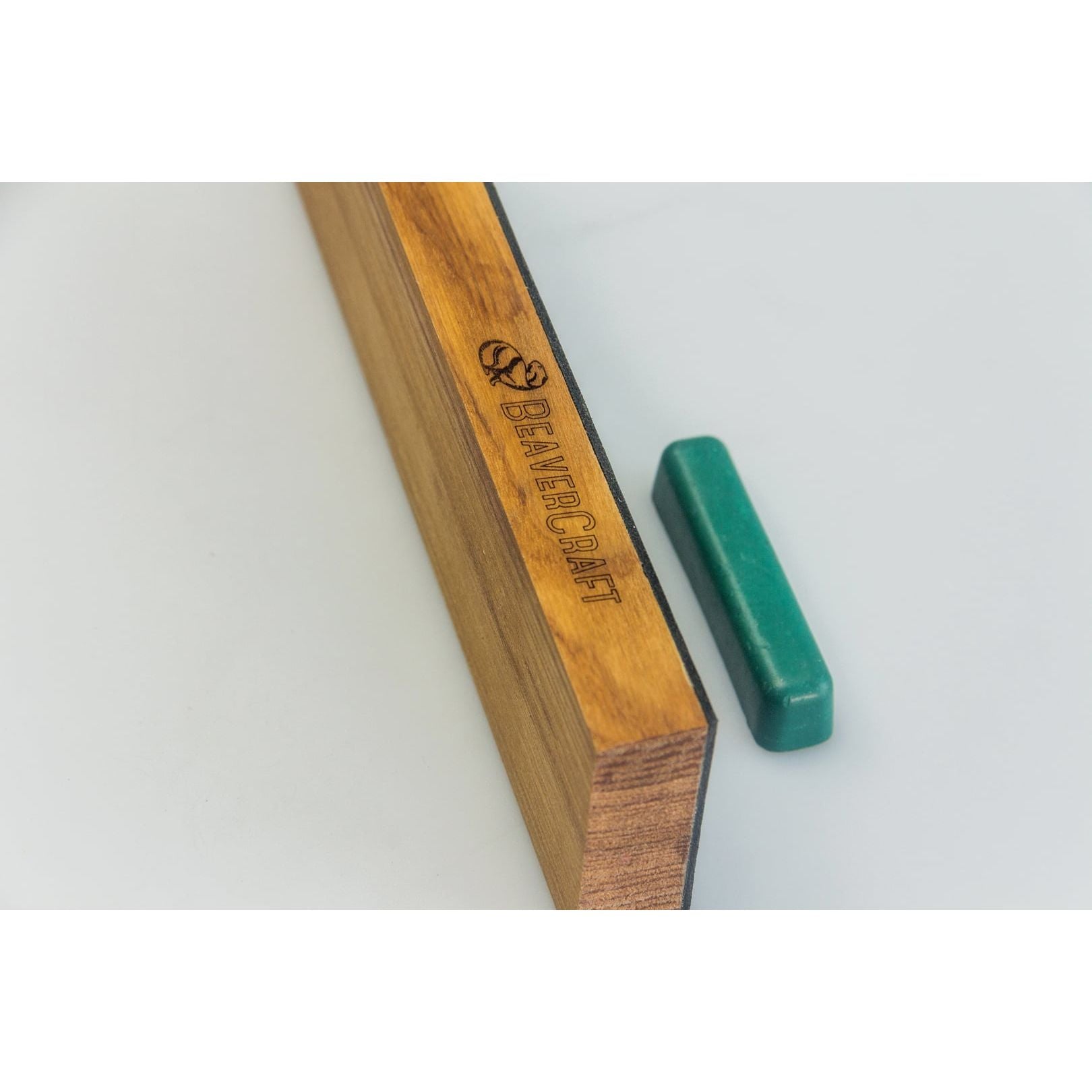 BeaverCraft Leather Paddle Strop Block