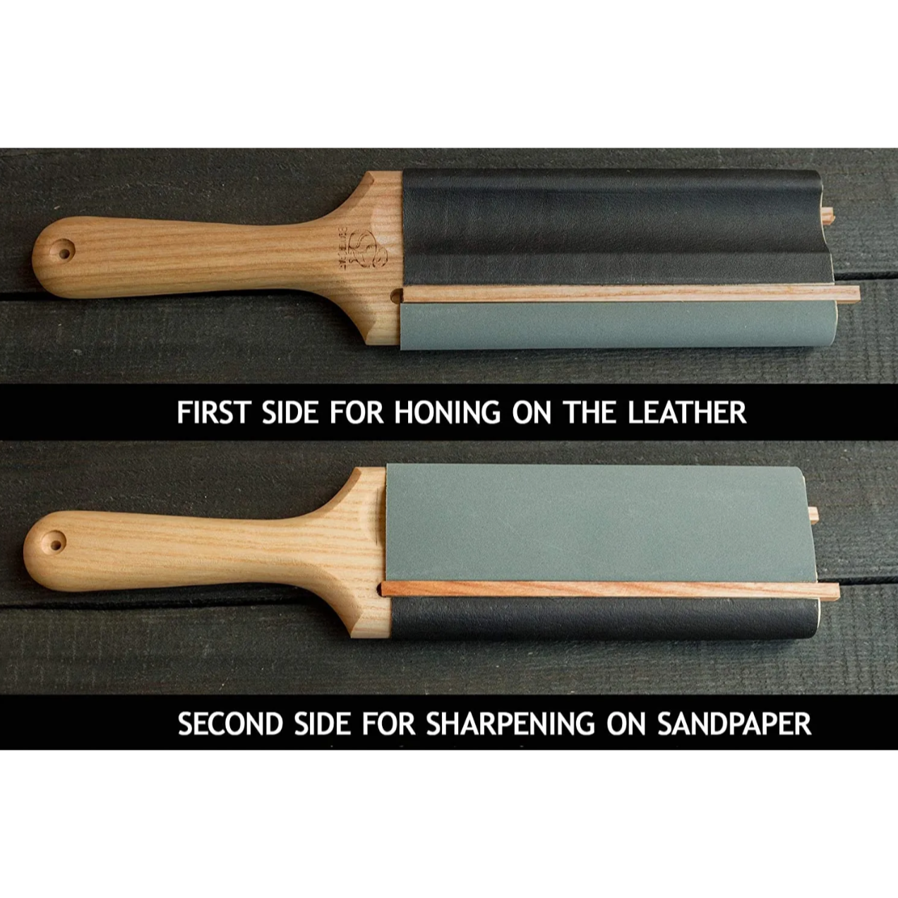 BeaverCraft Sharpening Strop for Hook Knives & Gouges