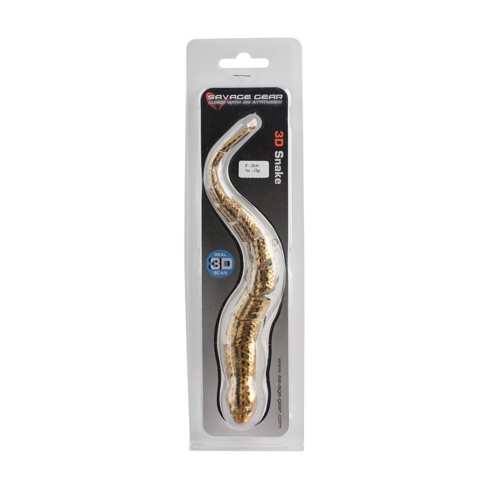 3d snake savage gear Savage Gear 3D Wake Snake : Brown Chrome; 8 in