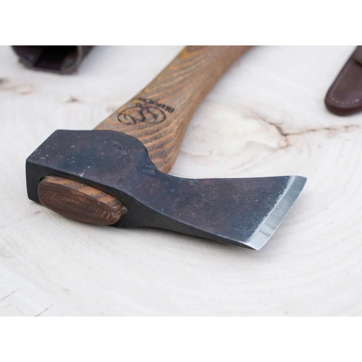 BeaverCraft Small Carving Axe with Leather Sheath