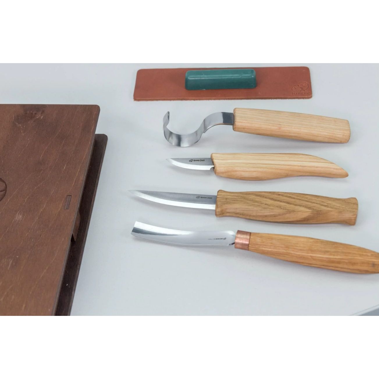 BeaverCraft Spoon and Kuksa Carving Professional Set in Gift Box